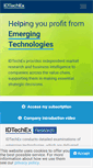 Mobile Screenshot of idtechex.com